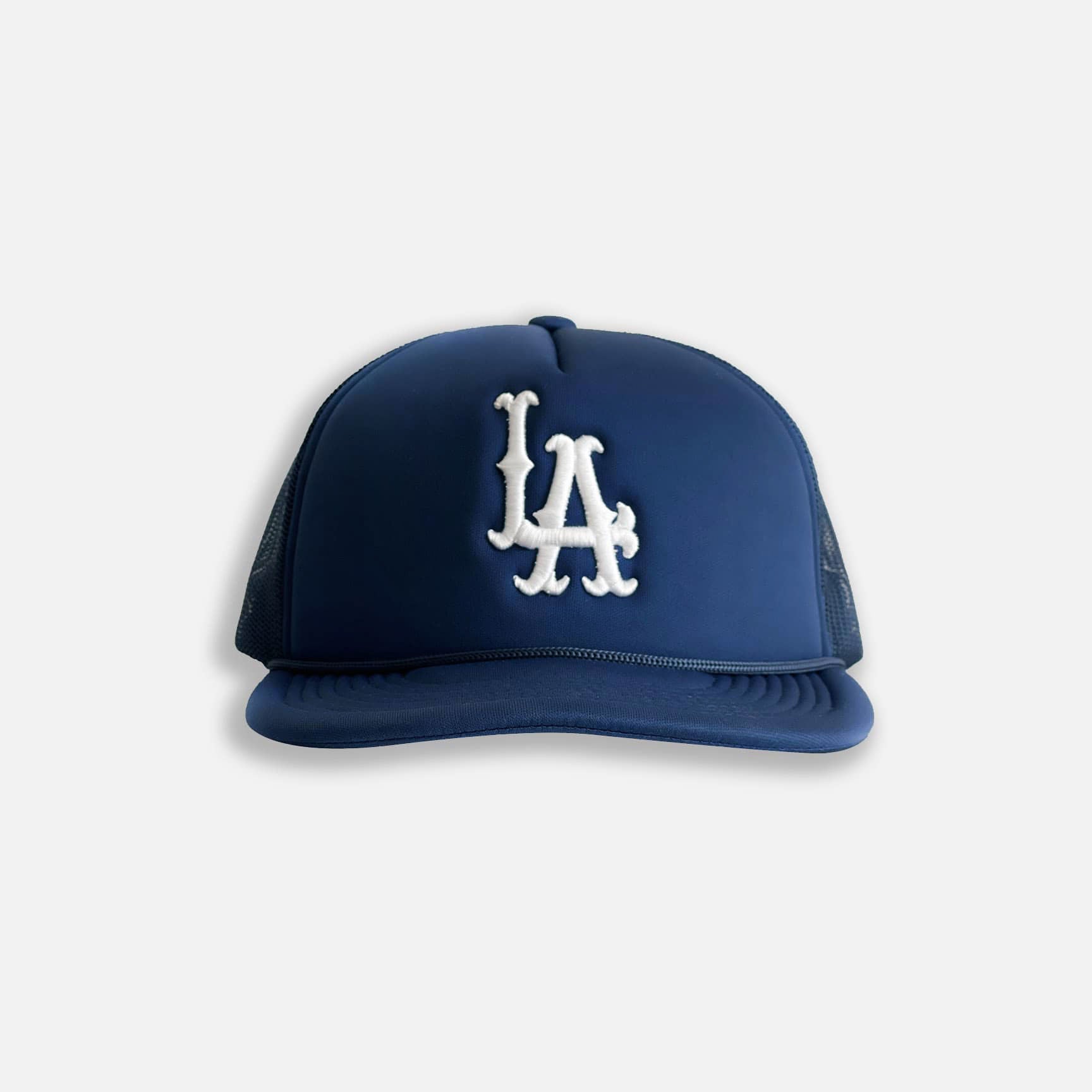 LA Trucker Hat - Navy – Power&Wealth