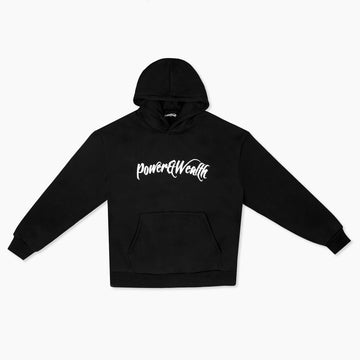 Core Script Hoodie - Black