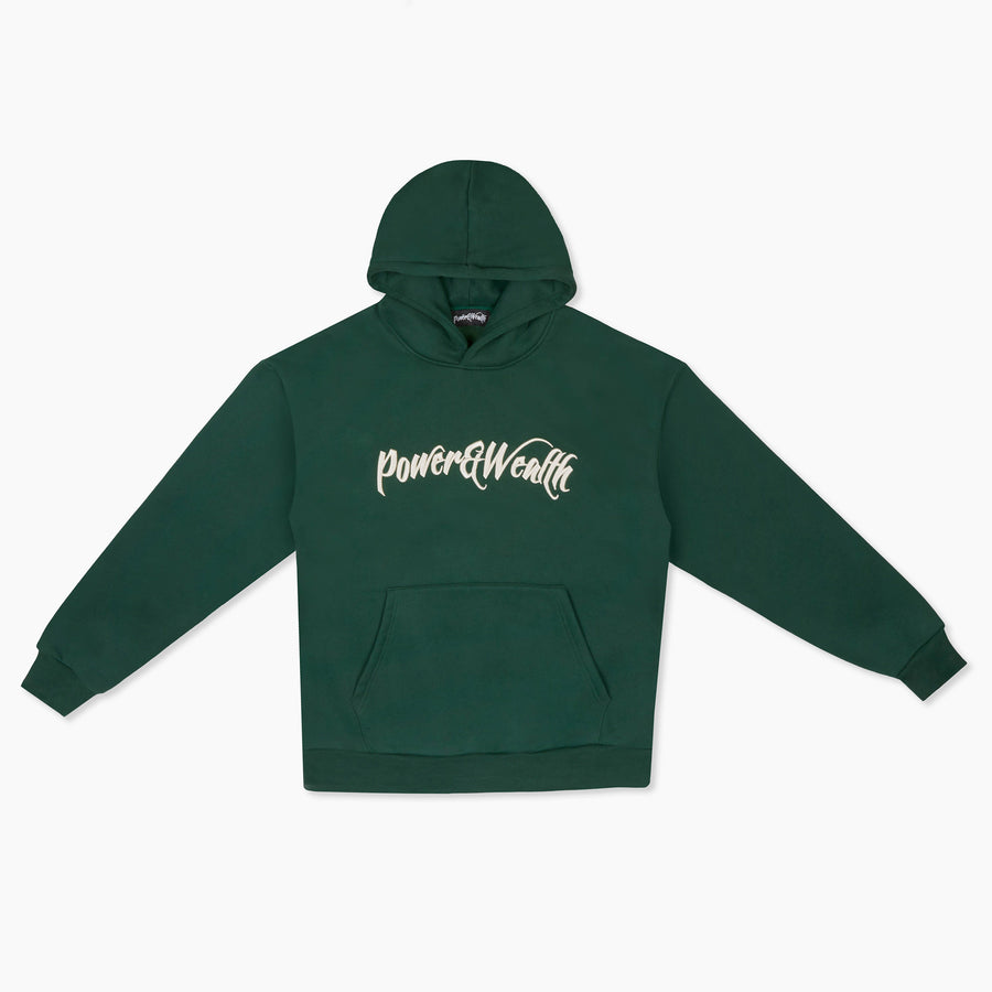 Core Script Hoodie - Green