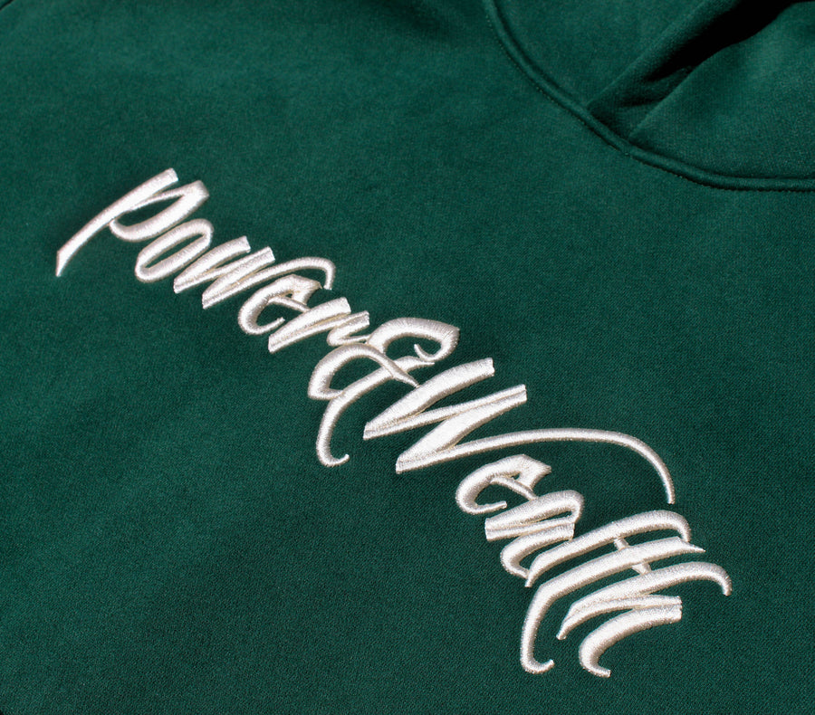 Core Script Hoodie - Green